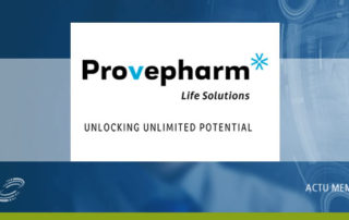 Actualité PROVEPHARM Life Solutions