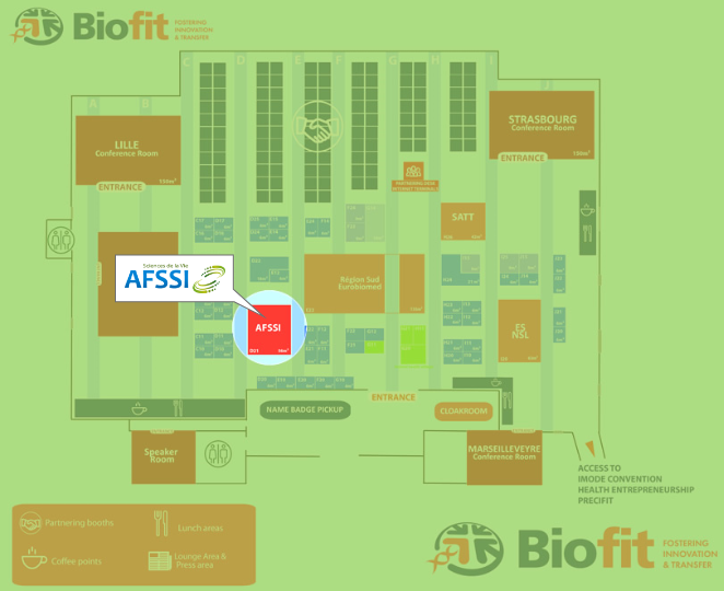 Rejoignez nos membres sur le Pavillon AFSSI à l'occasion de BioFIT 2018 !