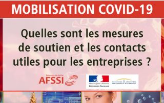 Actualités AFSSI - Spécial COVID-19 - Aides aux entreprises