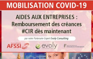 Actualité AFSSI - Remboursement des créances CIR dès maintenant via Evoly Consulting