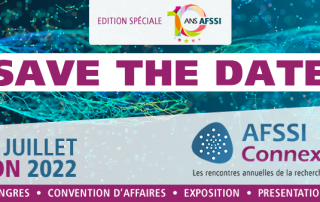 Save the Date - AFSSI Connexions 2022 - 5/6 juillet à Lyon